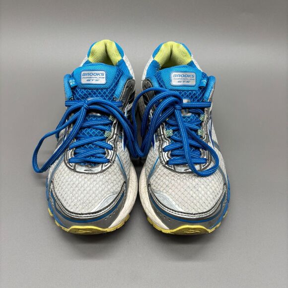 Brooks Adrenaline GTS 15 Womens 9 B Blue Gray Running Shoes DNA Cushioning - Picture 3 of 11